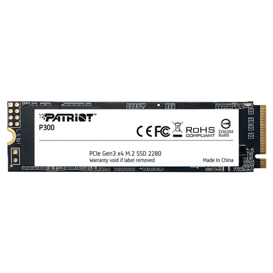Unidad De Estado Solido Interno Patriot P300 1tb M.2 2280 Nvme Pcie Gen 3x4 Lect.2100 Escrit.1650 Mbs Pc Laptop Minipc