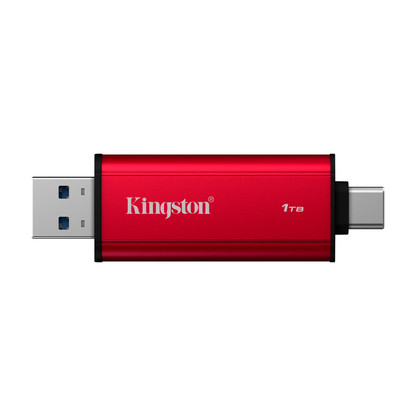 Unidad De Estado Solido Kingston Externo Dual Usb-a/c 1tb Gen 2 Lect.1050/escrit.950 Mb/s Portable Spsd/1tb
