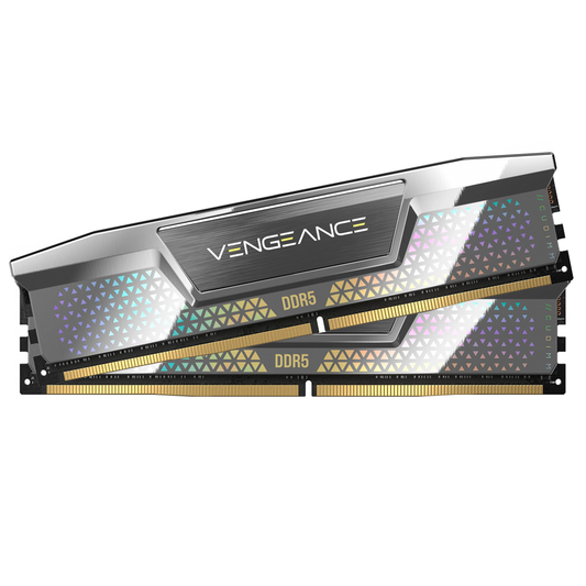Memoria Ram Corsair Ddr5 Cudimm Vengeance 48 Gb (2x24) 8400mts/ Cl40 Plateado