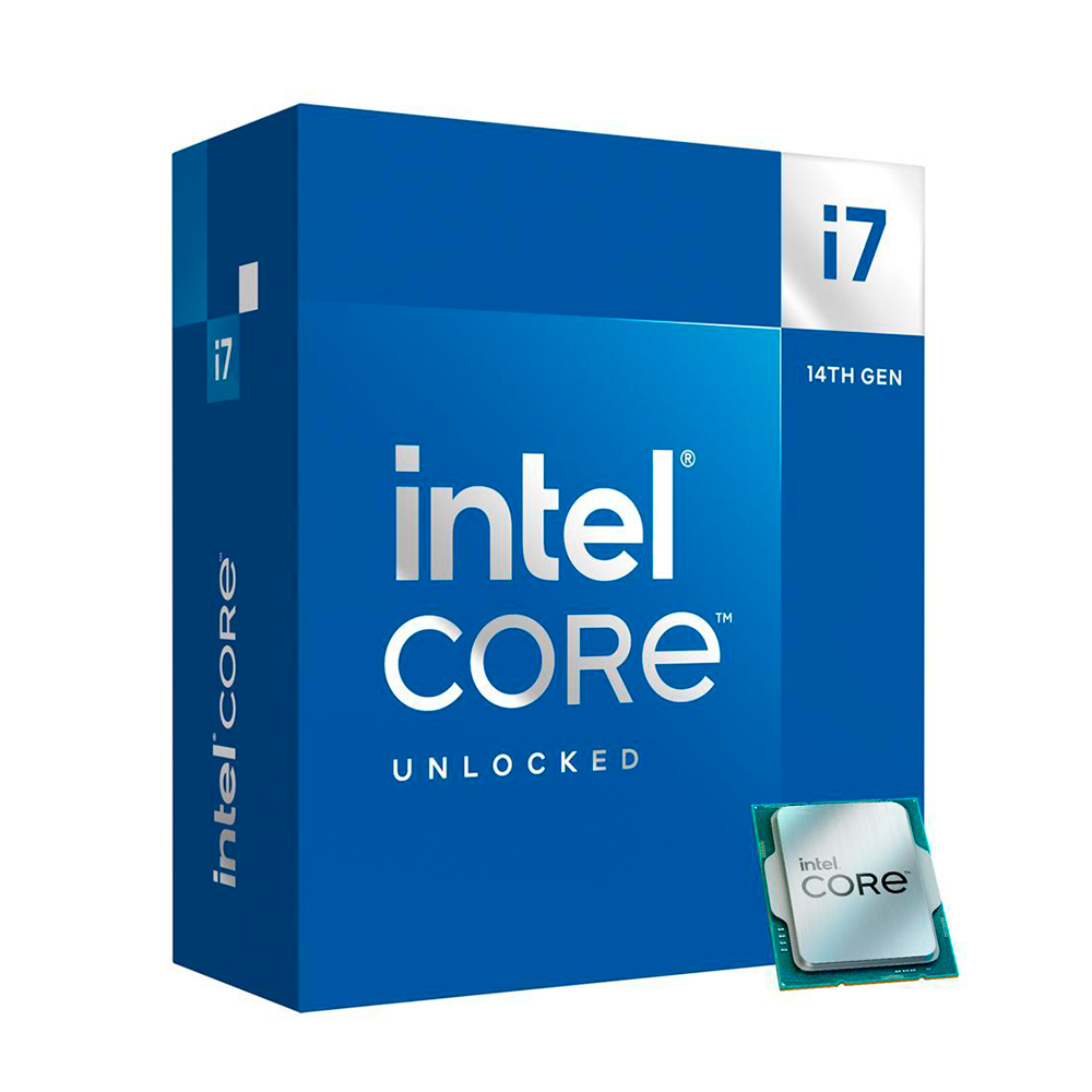 Procesador Intel Core I7-14700k S-1700 14a Gen /hasta 5.6 Ghz /cache 33mb /20 Cores (8p+12e) /graficos Uhd 770 /vpro /sin Disipador /gamer Alto Ipa
