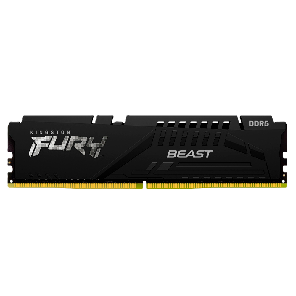 Memoria Ram Kingston Dimm Ddr5 16gb 6000mt/s Fury Beast Black Expo Cl36 288pin 1.25v C/disipador De Calor P/pc/gamer/alto Rendimiento Kf560c36bbe2-16