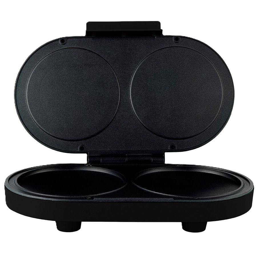 Parrilla Para Hotcakes Mirati / 1000w / Doble Parilla / Antiadherente / Negro