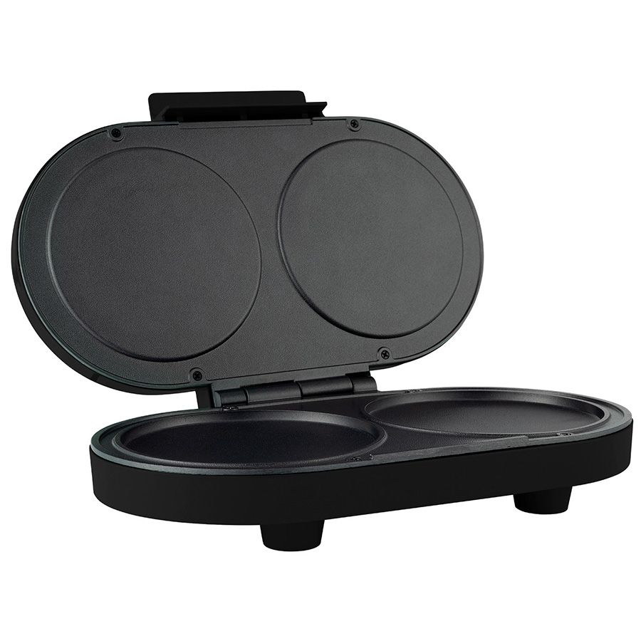 Parrilla Para Hotcakes Mirati / 1000w / Doble Parilla / Antiadherente / Negro