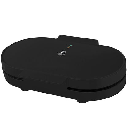 Parrilla Para Hotcakes Mirati / 1000w / Doble Parilla / Antiadherente / Negro