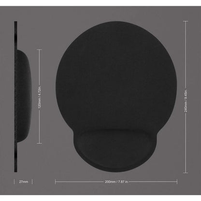 Mousepad,manhattan,434362, Tipo Gel  Negro