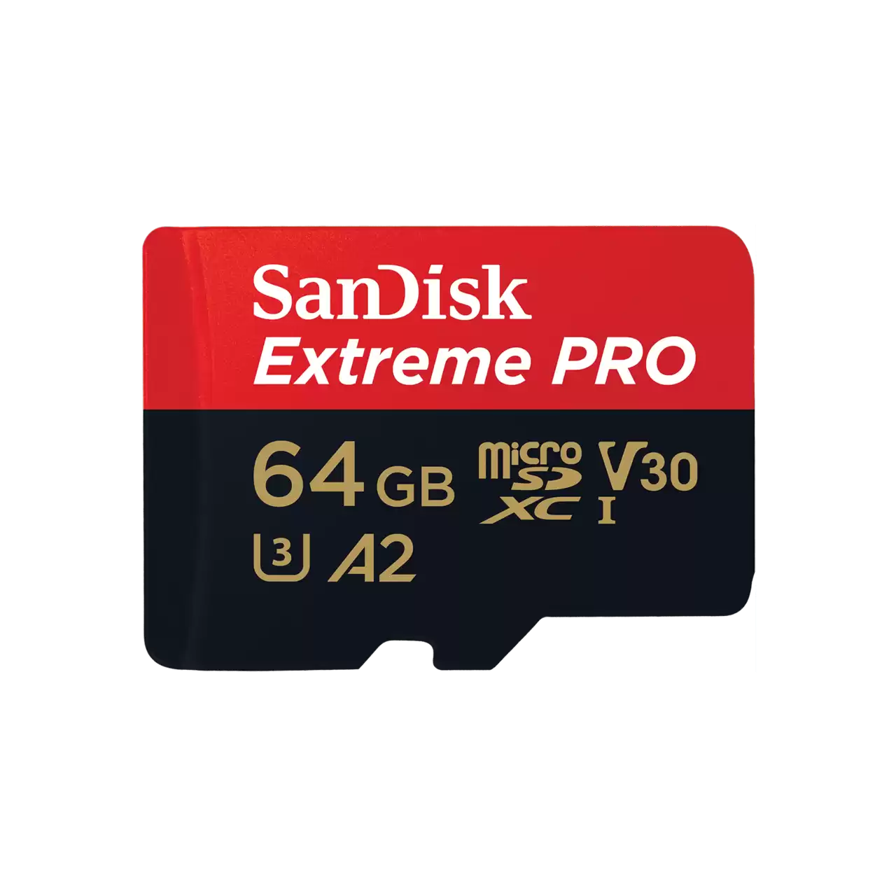 Memoria Sandisk Micro Sdxc 64gb Extreme Pro 200mb/s 4k Clase 10 A2 V30 C/adaptador Sdsqxcu-064g-gn6ma