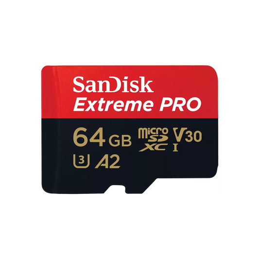 Memoria Sandisk Micro Sdxc 64gb Extreme Pro 200mb/s 4k Clase 10 A2 V30 C/adaptador Sdsqxcu-064g-gn6ma