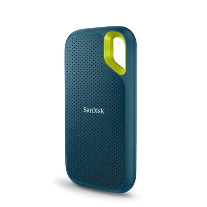 Unidad De Estado Solido Ssd Externo Sandisk Extreme Portable 2tb 2.5 Usb 3.2 Velocidad De Lect.1050 Mb/s Escrit.1000mb/s Uso Rudo Sdssde61-2t00-g25m