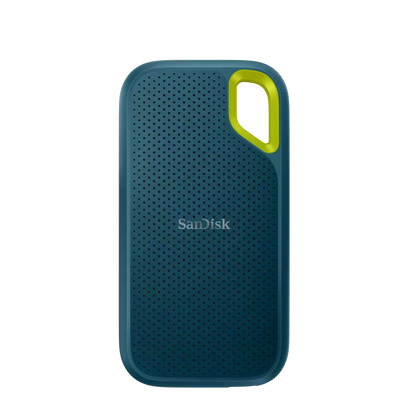 Unidad De Estado Solido Ssd Externo Sandisk Extreme Portable 2tb 2.5 Usb 3.2 Velocidad De Lect.1050 Mb/s Escrit.1000mb/s Uso Rudo Sdssde61-2t00-g25m