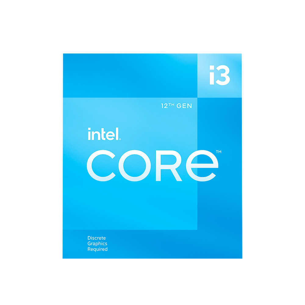Procesador Intel Core I3-12100f S-1700 12a Gen /3.3 - 4.3 Ghz /cache 12mb /4 Cores /sin Graficos /con Disipador /computo Basico Ipa