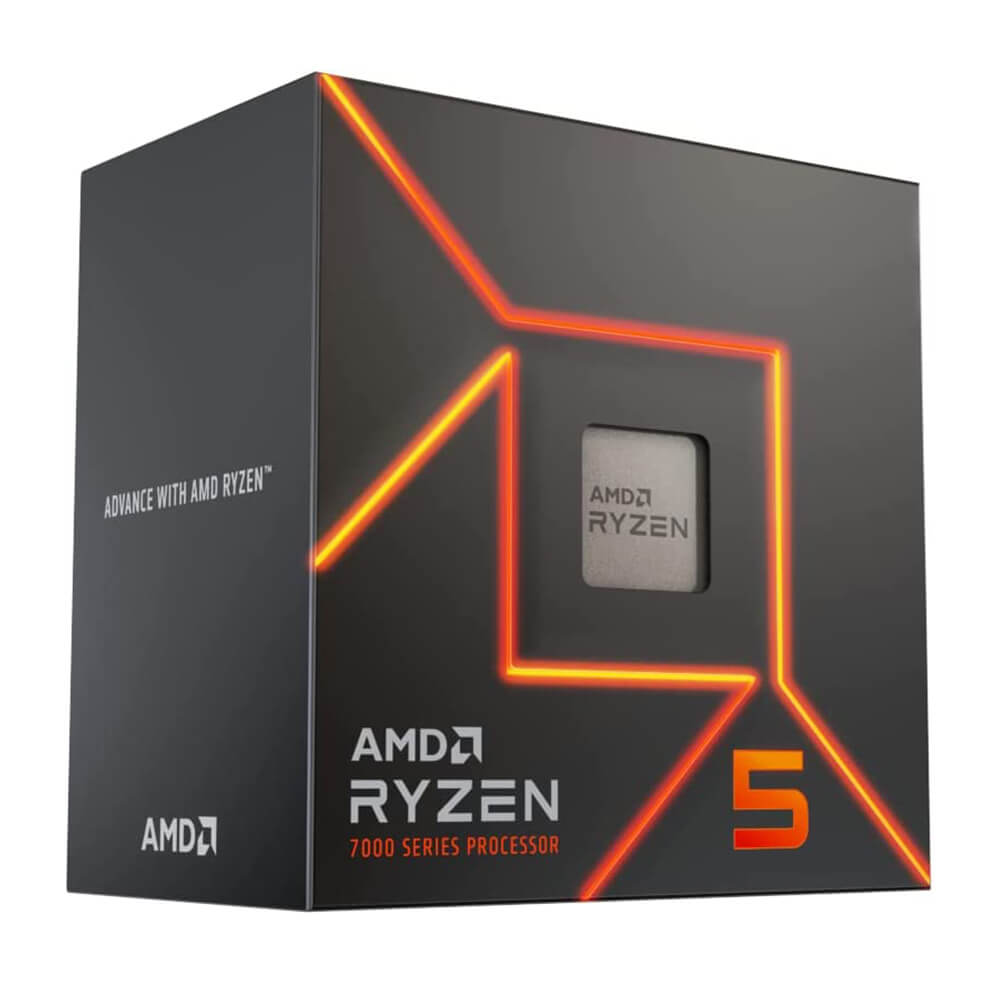 Procesador Amd Ryzen 5 7600 S-am5 7a Gen / 3.8 - 5.1 Ghz / Cache 32mb / 6 Nucleos / Con Graficos Radeon / Con Disipador / Gamer Medio
