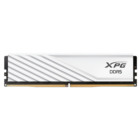 Memoria Ram Adata Xpg Lancer Blade Ddr5, 8gb 5600mhz, Cl46, Xmp/expo Rgb Con Disipador Color Blanca (ax5u5600c468g-slabrwh)