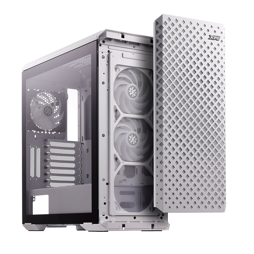 Gabinete Adata Xpg Defender Pro Mid Tower Panel Cristal Templado Atx 3 Ventiladores Blanco (defender Pro-whcww)