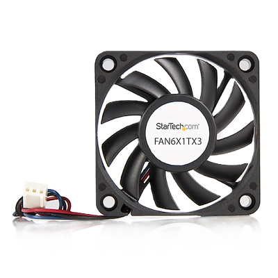 Ventilador Para Gabinete De Computadora - Ventilador Interno Para Torre - Ventilador 60x10mm Con Conector Tx3 - Startech.com Mod. Fan6x1tx3