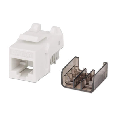 Jack,intellinet,772358, Cat 6a  De Impacto (keystone) Blanco