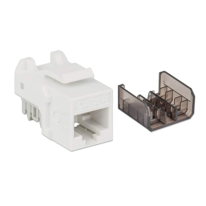 Jack,intellinet,772358, Cat 6a  De Impacto (keystone) Blanco