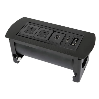 Caja ConexiÓn,manhattan,164832, Enchufe/usb/hdmi/vga, Para Mesa