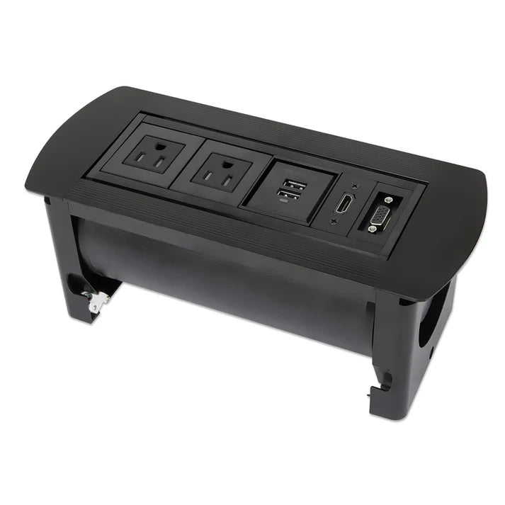 Caja ConexiÓn,manhattan,164832, Enchufe/usb/hdmi/vga, Para Mesa