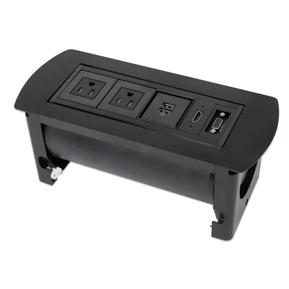 Caja ConexiÓn,manhattan,164832, Enchufe/usb/hdmi/vga, Para Mesa