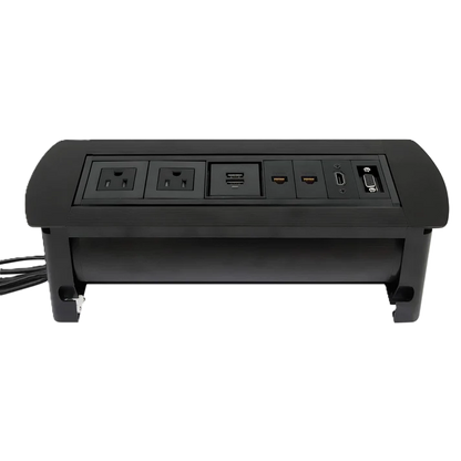 Caja Conexión,manhattan,164856, Enchufe/usb/hdmi/vga/red, Para Mesa