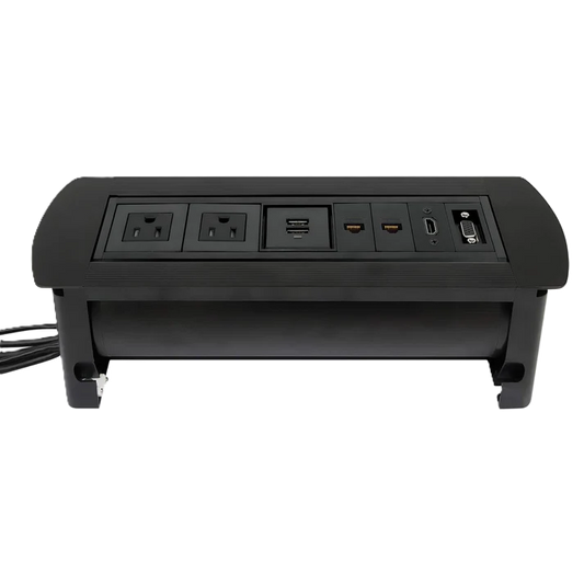 Caja Conexión,manhattan,164856, Enchufe/usb/hdmi/vga/red, Para Mesa