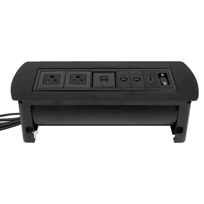 Caja Conexión,manhattan,164856, Enchufe/usb/hdmi/vga/red, Para Mesa