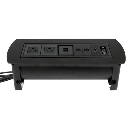 Caja Conexión,manhattan,164856, Enchufe/usb/hdmi/vga/red, Para Mesa