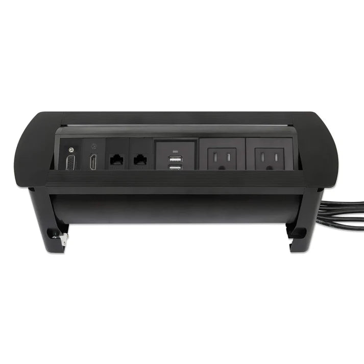 Caja Conexión,manhattan,164856, Enchufe/usb/hdmi/vga/red, Para Mesa
