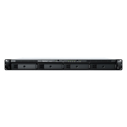Nas Synology Rs822 /4 Bahias Expandibles Hasta 8/rack 1u/nucleo Cuadruple 2.2ghz/2gb Ddr4 Hasta 32gb/lan Gigabit X4/usb 3.2 X2/ Hot-swap/hasta 72tb Y Con Expansion Hasta 144tb Amd Ryzen V1500b
