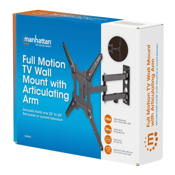 Soportes/manhattan/462624/soporte Tv P/pared 35kg, 23 A 55 Articulado