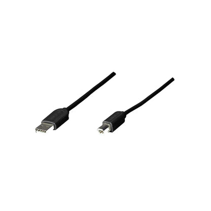 Cable Usb,manhattan,342650, A-b 1.8m, Negro Economico