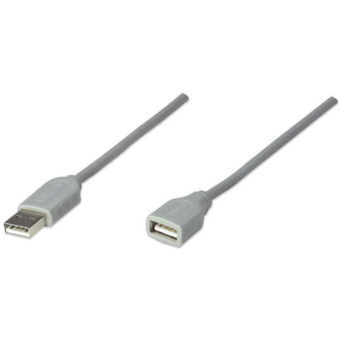 Cable Usb,manhattan,317238, Extension 3.0m, Gris
