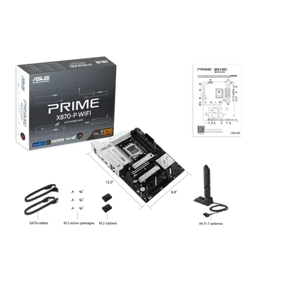 Mb Asus X870 Amd S-am5 9a Gen/4x Ddr5 5000/hdmi/4x M.2/9x Usb3.2/usb-c/wifi 7/bluetooth/atx/gama Alta