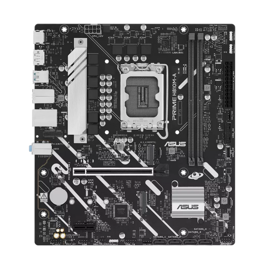 Mb Asus H810 Intel S-1851 Serie 2 /2x Ddr5 6400 /hdmi /dp /2x M.2 /2x Usb 3.2 /micro Atx /gama Basica