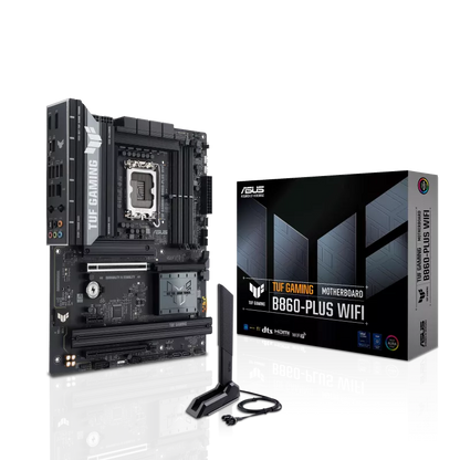 Mb Asus B860 Intel S-1851 Serie 2 /4x Ddr5 8666 /hdmi /dp /dp Tipo-c /5x Usb3.2 /wifi 7 /bluetooth /atx /gama Media /gamer