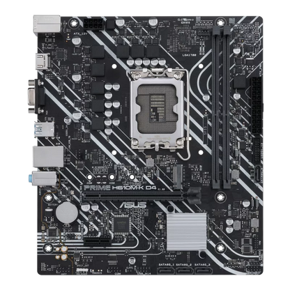 Mb Asus H610 Intel S-1700 14a Gen/2x Ddr4 2666/hdmi/d-sub/m.2/2x Usb3.2/micro Atx/gama Basica