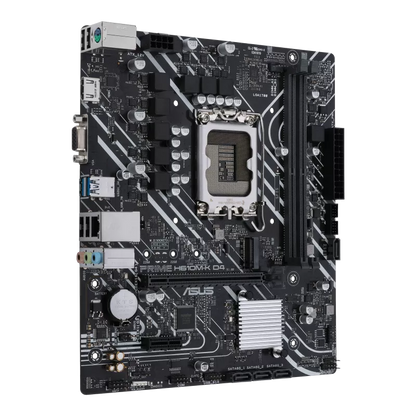 Mb Asus H610 Intel S-1700 14a Gen/2x Ddr4 2666/hdmi/d-sub/m.2/2x Usb3.2/micro Atx/gama Basica