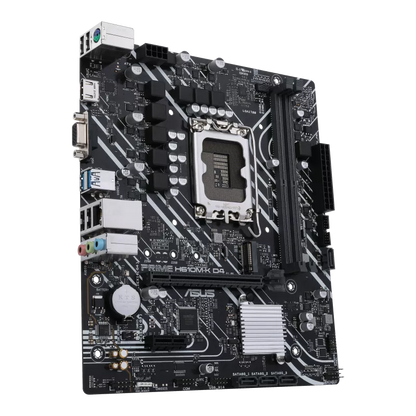 Mb Asus H610 Intel S-1700 14a Gen/2x Ddr4 2666/hdmi/d-sub/m.2/2x Usb3.2/micro Atx/gama Basica