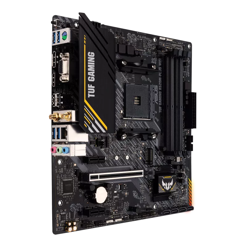 Mb Asus A520 Amd S-am4 5a Gen/4x Ddr4 2800/2x Dp/hdmi/d-sub/m.2/4x Usb3.2/micro Atx/gama Basica