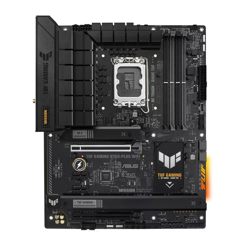 Mb Asus B760 Intel S-1700 14a Gen/4x Ddr5 5000/dp/hdmi/m.2/5x Usb 3.2/usb-c/wifi 6/bluetooth/atx/gama Media/gamer/rgb