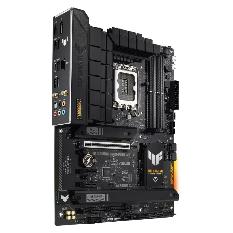 Mb Asus B760 Intel S-1700 14a Gen/4x Ddr5 5000/dp/hdmi/m.2/5x Usb 3.2/usb-c/wifi 6/bluetooth/atx/gama Media/gamer/rgb