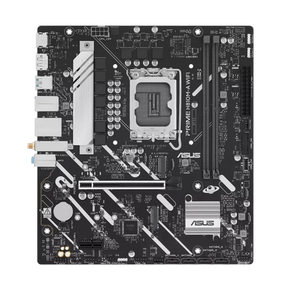 Mb Asus H810 Intel S-1851 Serie 2 /2x Ddr5 6400 /hdmi /dp /2x M.2 /2x Usb 3.2 /wifi 6 /bluetooth /micro Atx /gama Basica