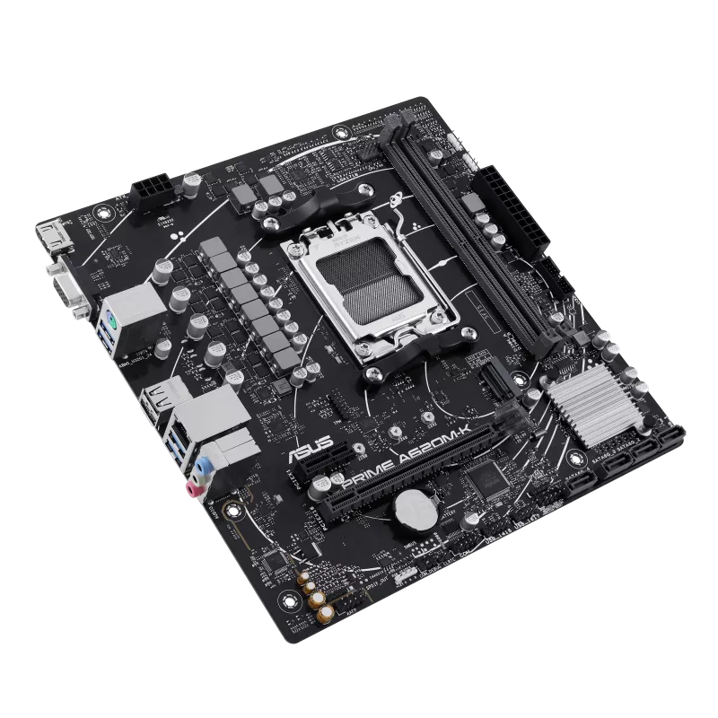 Mb Asus A620 Amd S-am5 9a Gen /2x Ddr5 5200 /hdmi /vga /m.2 /4x Usb 3.2 /micro Atx /gama Basica