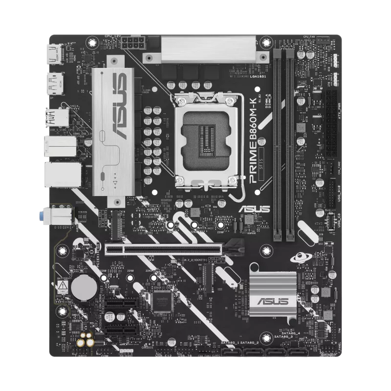 Mb Asus B860 Intel S-1851 Serie 2 /2x Ddr5 8800 /hdmi /dp /2x M.2 /2x Usb 3.2 /micro Atx /gama Media