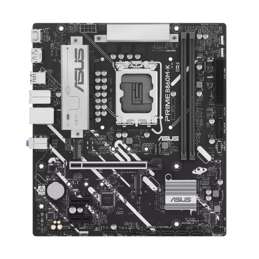 Mb Asus B860 Intel S-1851 Serie 2 /2x Ddr5 8800 /hdmi /dp /2x M.2 /2x Usb 3.2 /micro Atx /gama Media