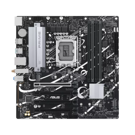 Mb Asus B760 Intel S-1700 14a Gen /4x Ddr5 5600 /hdmi /dp /3x M.2 /2x Usb 3.2 /wifi 6/bluetooth /micro Atx /gama Media