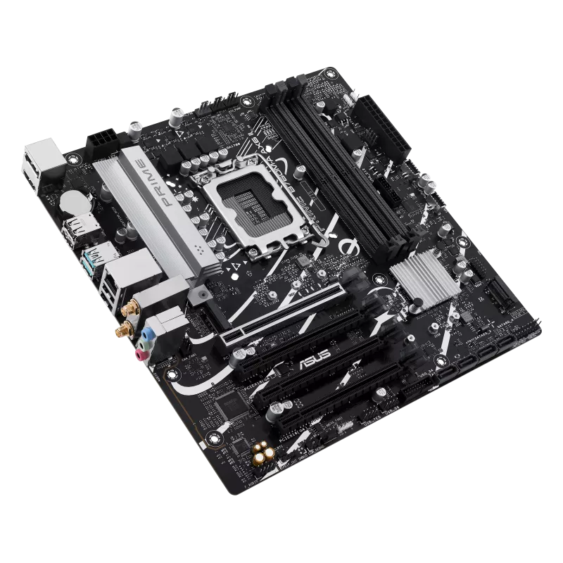 Mb Asus B760 Intel S-1700 14a Gen /4x Ddr5 5600 /hdmi /dp /3x M.2 /2x Usb 3.2 /wifi 6/bluetooth /micro Atx /gama Media