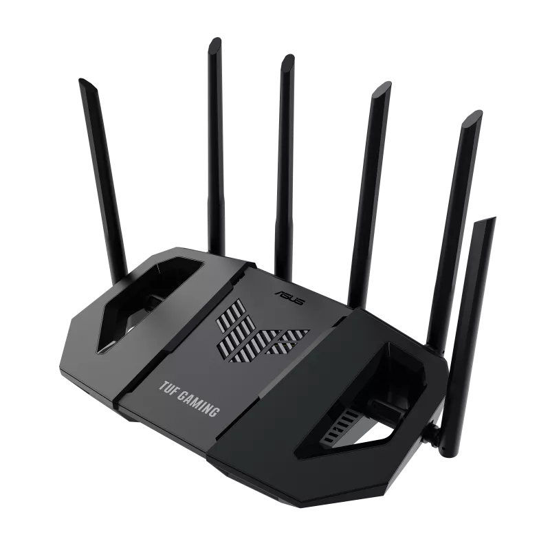 Router Asus Tuf-be6500 /688-5764mbps /2.4 Y 5ghz /1x Wan /3x Lan /6x Antenas Ext /wifi 7 /mu-mimo /ofdma /aimesh /gaming