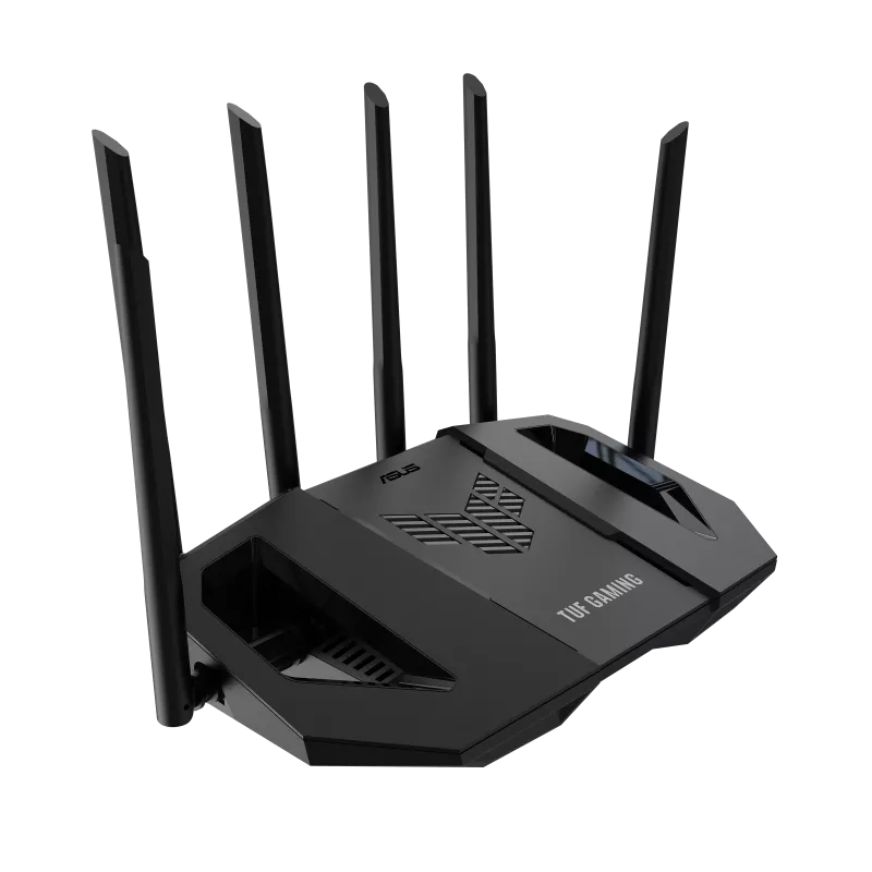 Router Asus Tuf-be6500 /688-5764mbps /2.4 Y 5ghz /1x Wan /3x Lan /6x Antenas Ext /wifi 7 /mu-mimo /ofdma /aimesh /gaming