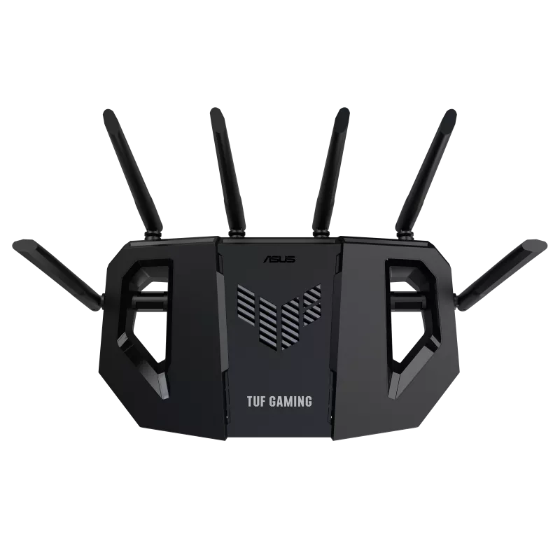 Router Asus Tuf-be6500 /688-5764mbps /2.4 Y 5ghz /1x Wan /3x Lan /6x Antenas Ext /wifi 7 /mu-mimo /ofdma /aimesh /gaming